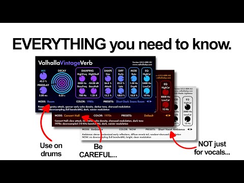 The 4 types of reverb EXPLAINED (and when to use each one).