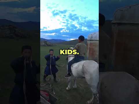Mongolian kids see lighter for the first time in their lives 😄 #mongolia