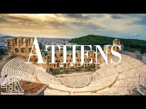 Athens 4K drone view • Fascinating aerial views of Athens | Relaxation film with calming music