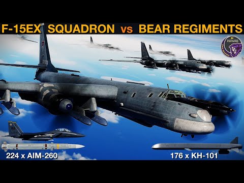Could An F-15EX Squadron Defend Guam From Two Russian Tu-95 Bomber Regiments (WarGames 194) | DCS