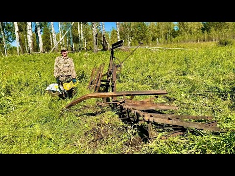 ВЫВОЗИМ МЕТАЛ НА ЛОДКЕ.НАШЛИ СЦЕПКУ В ПОЛЕ.ИСПЫТАНИЯ НОВОГО БЕНЗОРЕЗА.