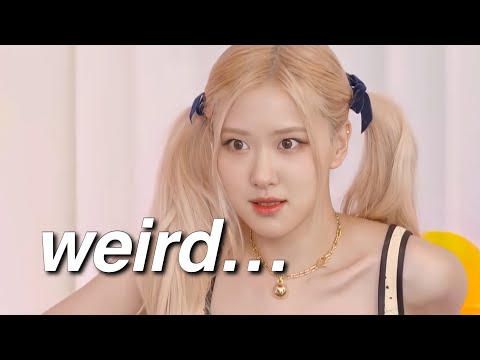 blackpink is weird lately…