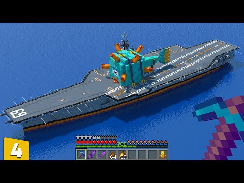 I Built a Massive Aircraft Carrier in Minecraft