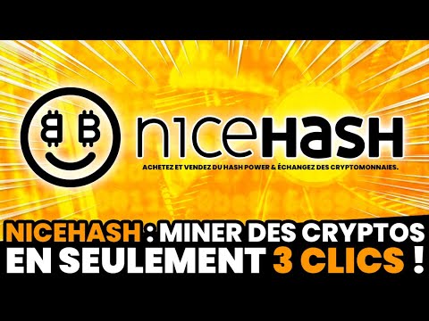 Nicehash : Miner des cryptos en seulement 3 clics !