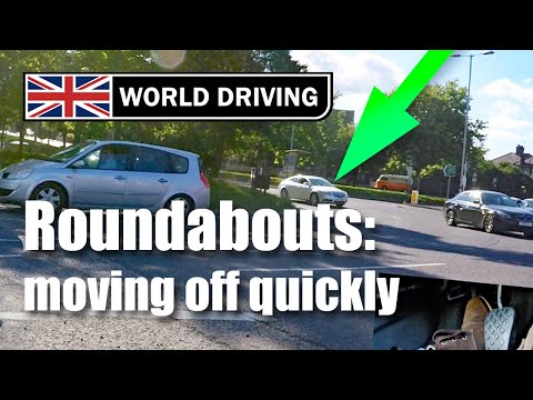 How to MOVE OFF QUICKLY in a Manual Car At Busy Roundabouts