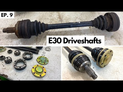 EP. 9 My BMW E30 Restoration - Driveshaft Restoration (including removal of both CV axles)