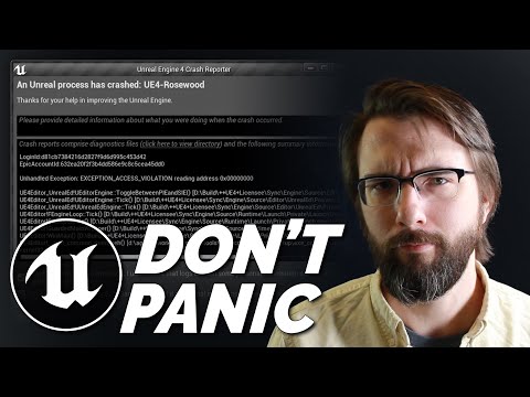 What do you do when Unreal Editor crashes?