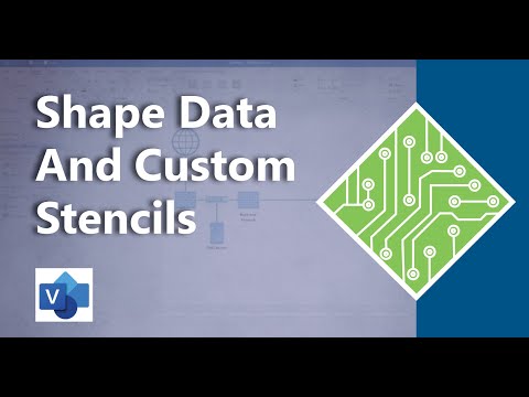 Shape Data And Custom Stencils in Microsoft Visio