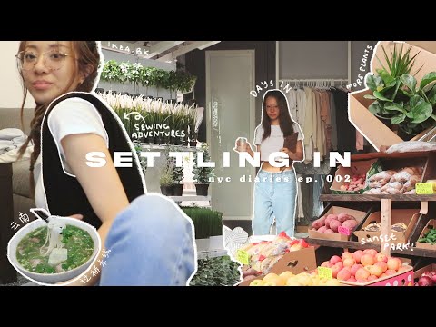 Living in NYC | brooklyn chinatown, ikea, productive mental health days & sewing fixes