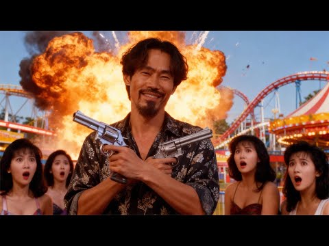 Classic action comedy: Kung Fu brothers clash for treasure, fierce lady cop storms in