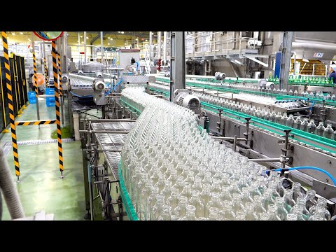 The Mass Production of 250,000 Soju Bottles a Day | Inside a Korean Liquor Factory