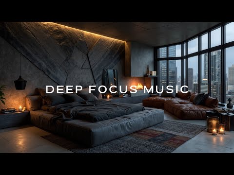Relaxing Music for Work & Study ~ Deep Focus Ambient Sounds - Chill Productivity Boost