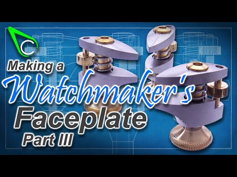 Watchmaking - Making a Watchmaker's Faceplate for the Sherline Lathe - Part 3