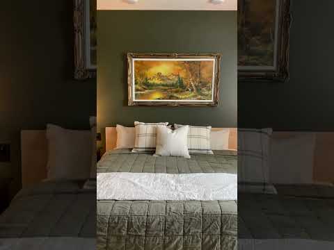 Moody bedroom makeover #beforeandafter #bedroommakover