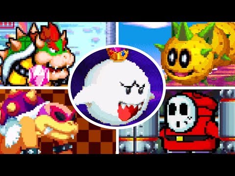 Super Mario Mania - All Bosses & Ending