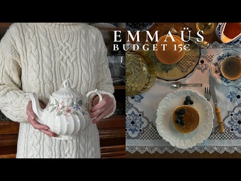 SHOPPING AT EMMAÜS / Great Emmaüs finds for €15 / HAUL Emmaüs