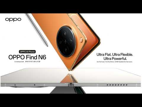 OPPO Find N6 Introduces Crease-Free Technology, Claims World’s Flattest Foldable Display