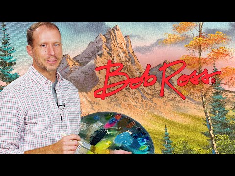 Paint Like Bob Ross with Nicholas Hankins | Western Peaks | Keeping The Bob Ross Dream Alive