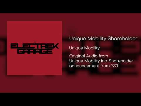1971 Unique Mobility Shareholders Report