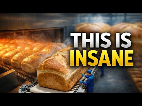 Inside a Bread Factory | From Dough to Packaged Bread