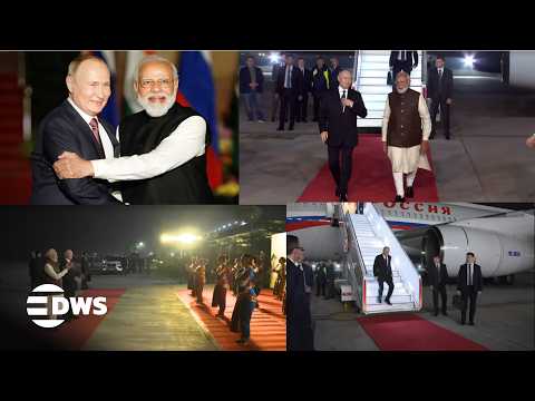 FULL ARRIVAL & GRAND WELCOME: Indian PM Modi Welcomes Russian President Putin in India | AC1E