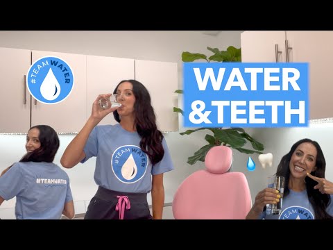 how to give clean water for healthy teeth #teamwater