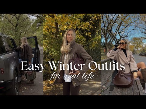 What I'm ACTUALLY Wearing This Winter | Simple Real Life Outfit Formulas That Work