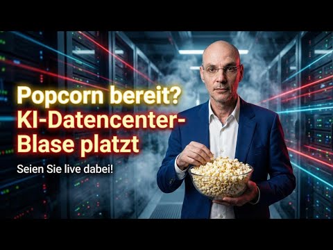 Popcorn bereit? KI-Datencenter-Blase platzt - seien Sie live dabei! Marktgeflüster