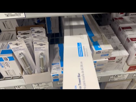 Everyone will be buying Home Depot towel bars when they see this GENIUS bathroom idea!