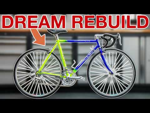 Restoring this vintage Olmo! 1988 Rebuild service! Road bike transformation ASMR