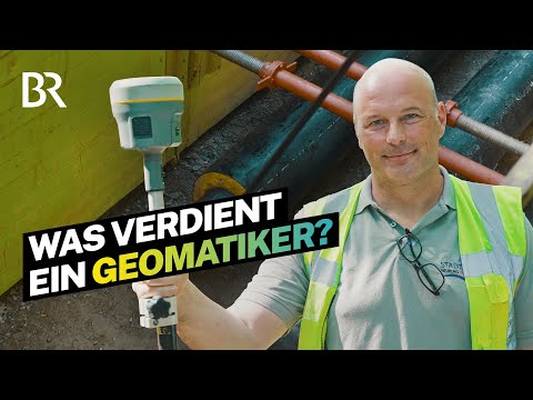 Im Büro & auf Baustellen: Beruf & Gehalt eines Geomatikers bei den Stadtwerken | Lohnt sich das | BR