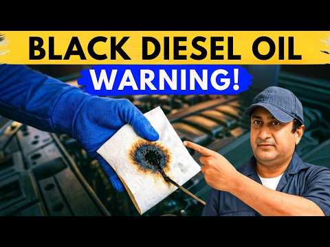 Your Diesel Engine Oil Turns Black Fast? (Stop Before You Do This)