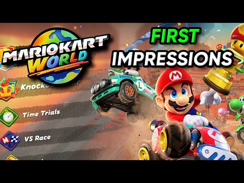 I FINALLY PLAYED MARIO KART WORLD! (First Impressions)