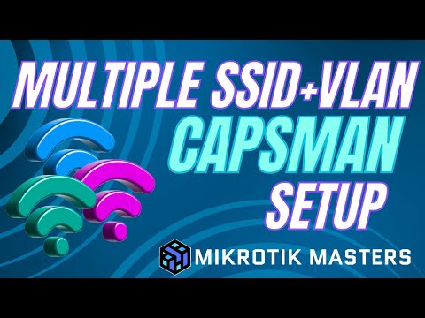 MikroTik CAPsMAN VLAN & Multi SSID WiFi — Full Setup Guide!