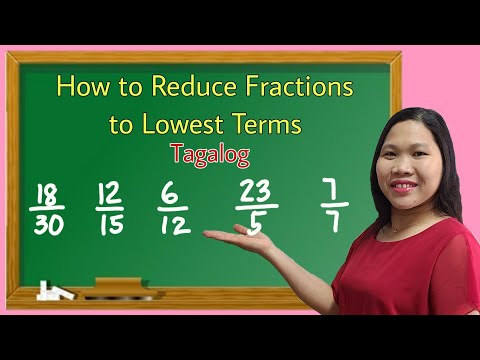 How to Reduce Fractions to Lowest Terms/How to Simplify Fractions