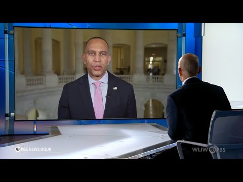 Leader Jeffries on PBS News Hour