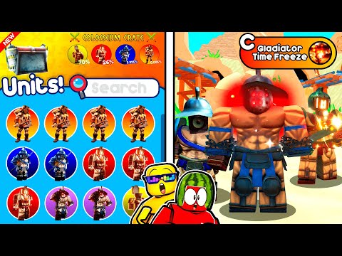 Unlocking Colosseum TITANS in Toilet Tower Defense