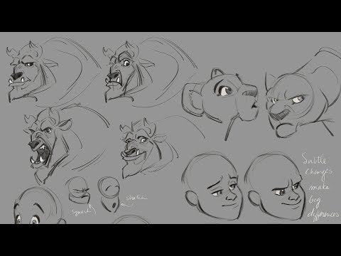 Drawing Simple Clear Facial Expressions