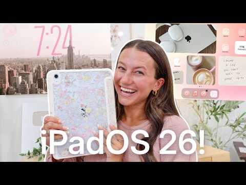 *iPadOS 26* customization + organization tips/tricks! MUST DO NEW FEATURES! ✨