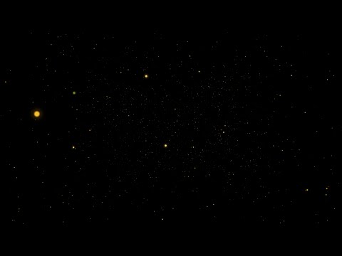 Flickering Fireflies Black Background 4K (No Loops)