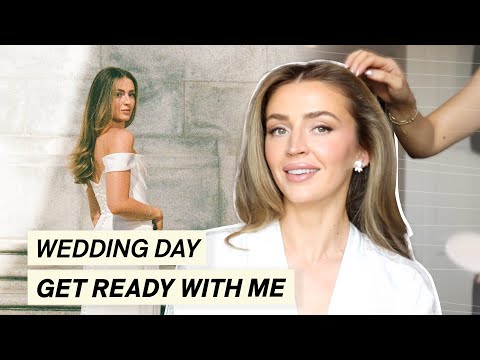 Get ready with me on my wedding day 🤍
