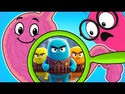 Micro-Sam’s Wacky Science Adventure: Stuck INSIDE a Human Body! 🧬😱 DIY Germ Games & Doctor Play!