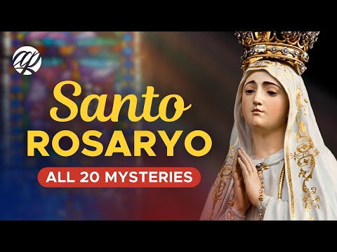 SANTO ROSARYO (All 20 Mysteries) • Tagalog Holy Rosary (Complete)