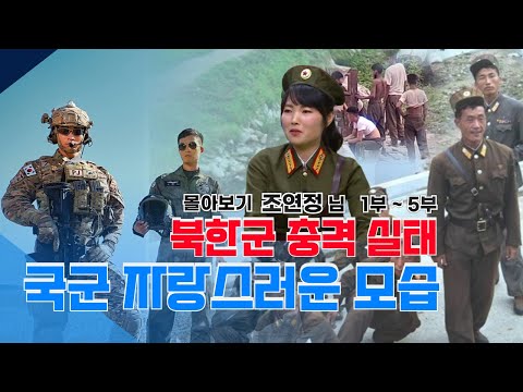 몰아보기 - 국군의 배식에 닭볶음탕이 나와요? 삼겹살데이가 있다고요? 충격받은 북한여군 🎖️🇰🇵🇰🇷