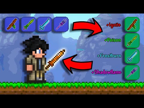 Terraria, But I Can Use My Weapons As Accessories...
