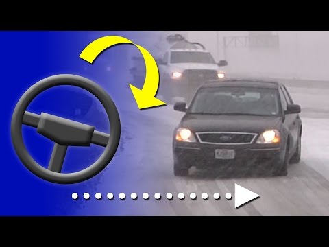 How to correct a slide on an icy road (and how to prevent them) - Winter driving education