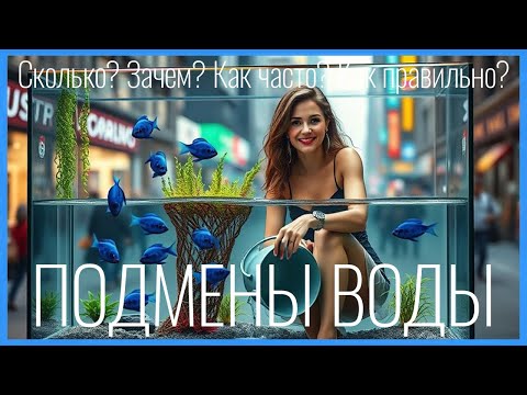 ПОДМЕНЫ воды в аквариуме. СКОЛЬКО менять? ЗАЧЕМ подменивать? Как ЧАСТО? Как ПРАВИЛЬНО?