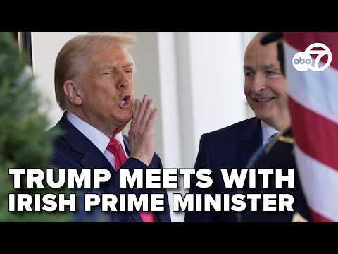 🔴LIVE | President Donald Trump meets with Ireland's Prime Minister