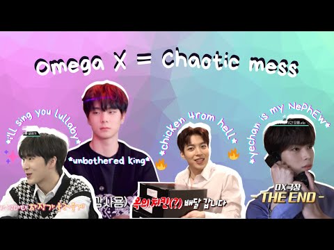 Omega X moments that radiate chaotic energy