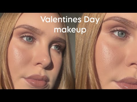 Valentines Day makeup tutorial | soft glam makeup tutorial for beginners
